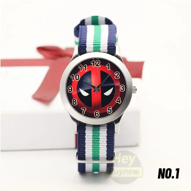 Hot Canvas Anime Stylish Cool Men S Watch Arabic Numerals 24 Hour Nylon Belt Watch Clock Men Girl Quartz Wristwatch Reloj Hombre Quartz Watches Aliexpress