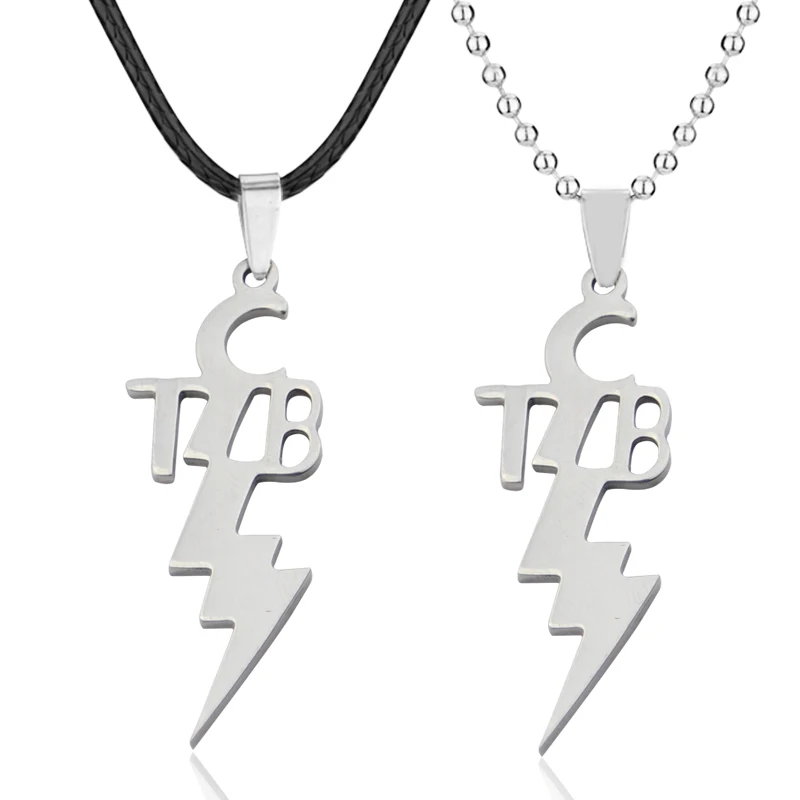 TCB Elvis Presley Stainless Steel Necklace Music Superstar Alphabet