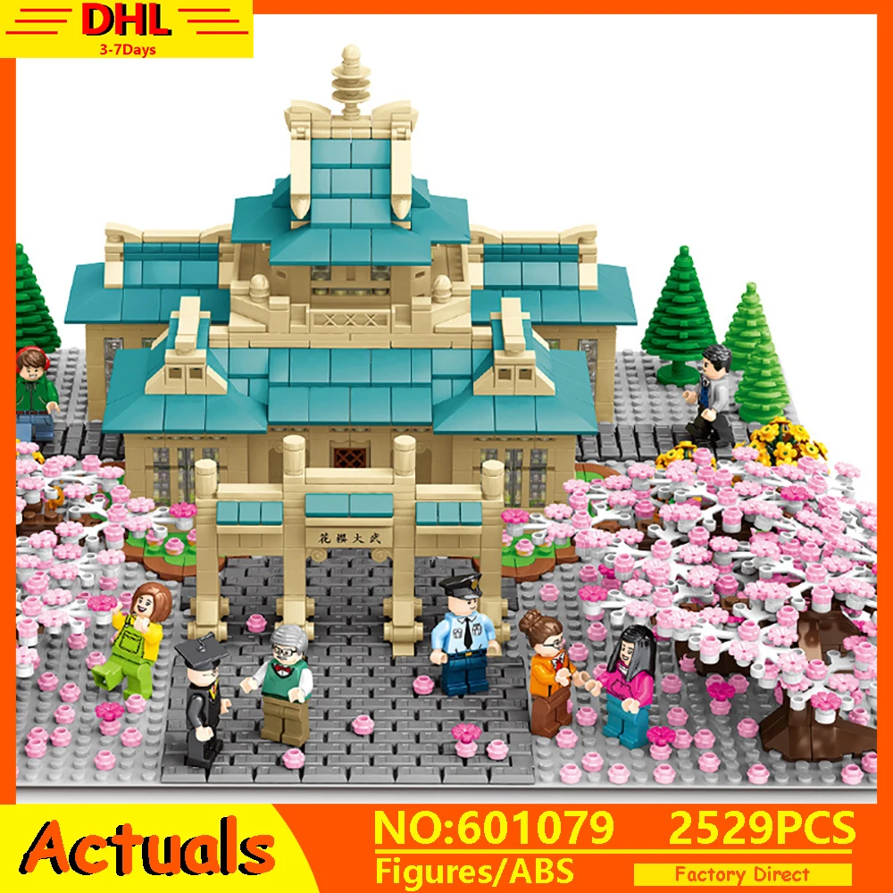 

City Street View Creator Series Cherry Blossom Seasontree House Flower Model Kit Building Block Architecture Brick Toys Gifts
