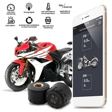 Датчик давления в шинах мотоцикла с Bluetooth 4,0 Водонепроницаемый черный