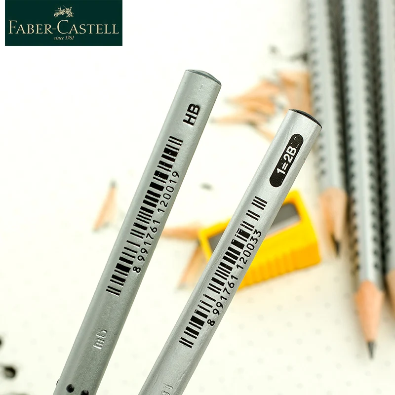 Faber Castell 3170 треугольные карандаши 12 шт. HB/2B Живопись Написание Стандартный Творческий Деревянный карандаш школы искусства канцелярские принадлежности