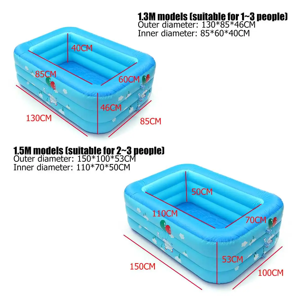 

Hot Inflatable Swimming Pool Child Ocean Pool Plus Size Large Plastic Children Kids Swimming Pools Eco-friendly