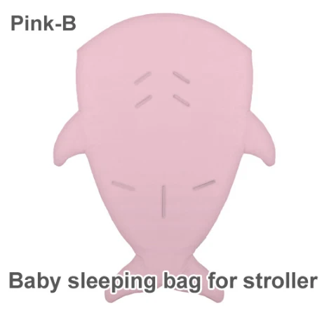 pink B Niuniu папа спальный комплект для младенца спальный мешок в виде акулы мультфильм анти-кик осень и зима новорожденный хлопок творческие подарки - Цвет: pink B