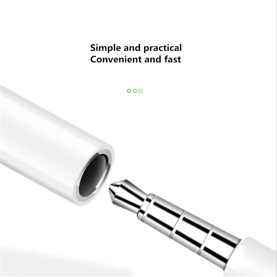 3PCS Lighting to 3 5 mm Audio Jack Adapter For Apple Iphone 8 10 11 Pro Xs Max Xr Headphone Splitter Aux Cable