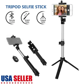 

Foldable Wireless Selfie Stick Mini Tripod Expandable Monopod With Bluetooth Button Shutter Remote Control for IOS Android