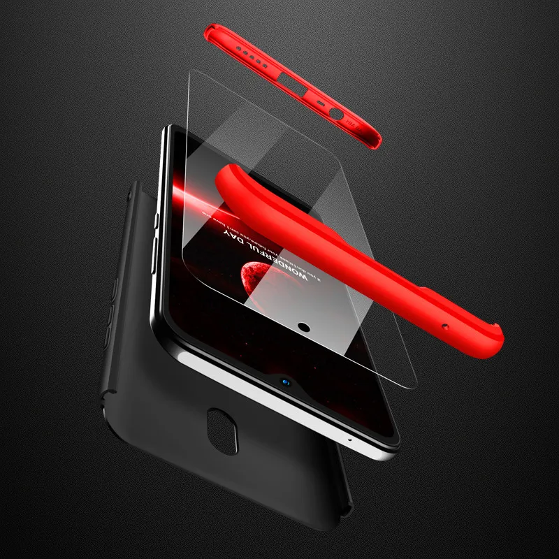 Redmi 8 8A чехол Redmi8 360 градусов полное покрытие защищенный Матовый Жесткий для Xiaomi