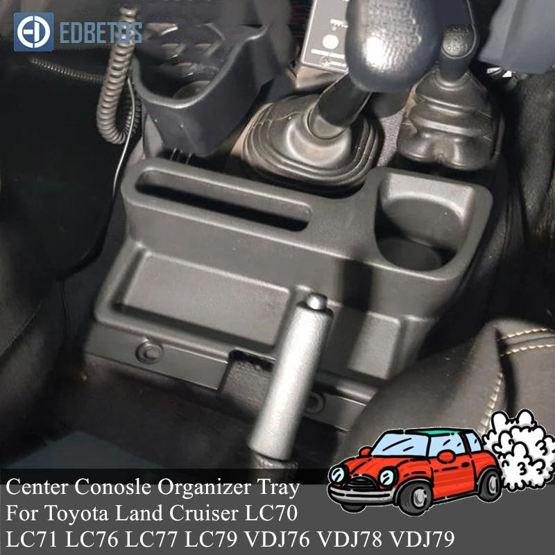 For Toyota VDJ 70 Series Land Cruiser LC70 LC71 LC76 LC77 LC79 Accessories For Toyota Land Cruiser Center Conosle Organizer Tray
