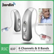 E37 Best Hearing Aids Rechargeable Invisible For Deafness / Elderly Adjustable Micro Wireless Hearing Aid Sound Amplifier