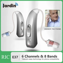 E37 Best Hearing Aids Rechargeable Invisible For Deafness / Elderly Adjustable Micro Wireless Hearing Aid Sound Amplifier