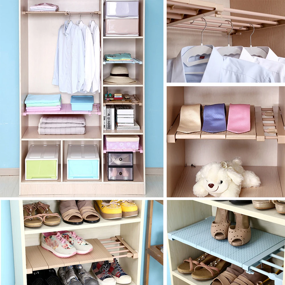 Adjustable Closet Organizer Storage Shelf