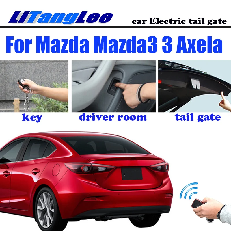 

LiTangLee Car Electric Tail Gate Lift Tailgate Assist System For Mazda Mazda3 3 Axela BM BN Hatchback Remote Control Trunk Lid