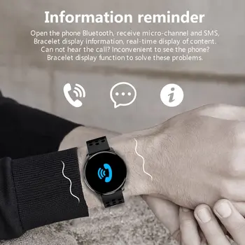 

Intelligent Sports Watch Fashion Silicone Strap Wristband Bracelet Fitness Tracker Waterproof Alarms Calories Steps Monitor 4G -