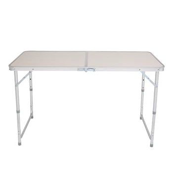 

Outdoor Portable Multipurpose Folding Table Home Use Camping Trip Aluminum Alloy Adjustable Height Picnic Barbecues Table