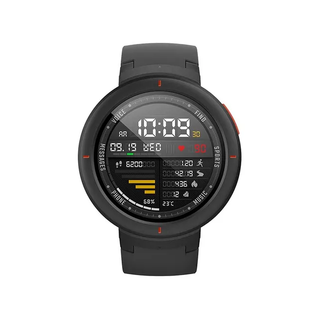 Amazfit Verge Sport Smart watch GPS GLONASS Heart Rate Monitor Smart Message Push for Android Phone iOS Global Version 6