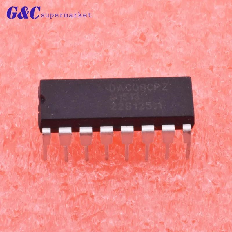 

1PCS/5PCS DAC08CPZ 16PINS DAC08CP IC 8 Bit Parallel Dac 11.8Msps