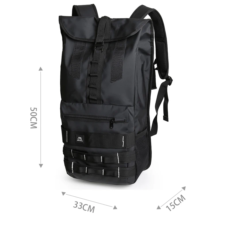 UIYI Fashion Streetwear Men Backpack Black Back Pack Women Travel Bags Classic Male Laptop Backbag For Girls Boy School Bag