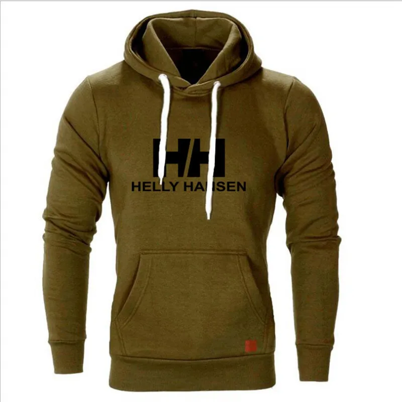 

Helly Hansen2019 hot new men's blouse with HH cap printed with long sleeve solid sizeM -5XL blouse