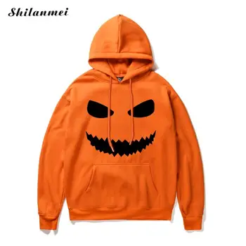 

Women Hallowmas Print Hoodies Sweatshirts Women Streetwear Long Sleeve Loose Pullovers 2019 Autumn Winter Oversized Hoodies