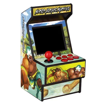 

16 Bit Player Joystick HD Mini Intellectual Game Console Parent-child Fashion Printed Battery Powered 156 Games Handheld Retro