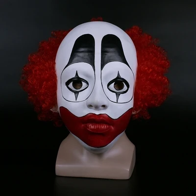 cosplay Movie Joker Joaquin Phoenix Arthur Fleck Costume red Suits Halloween Mask wigs for woman man kids - Цвет: 7