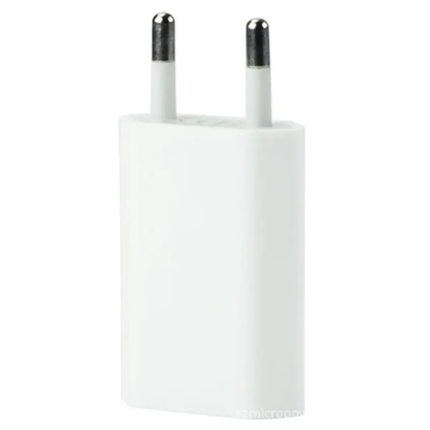 50 шт., 5 В, 1 А, USB порт, EU Plug, Duck, зарядное устройство для дома, путешествий, настенное зарядное устройство, адаптер переменного тока для IPhone 11 pro max XR 8 7 6 5
