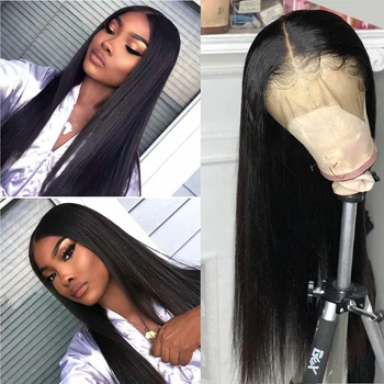 

Fureya Hair Straight Full Lace Wigs With Baby Hair 150% Density Full Lace Brazilian Human Hair Wigs For Woman