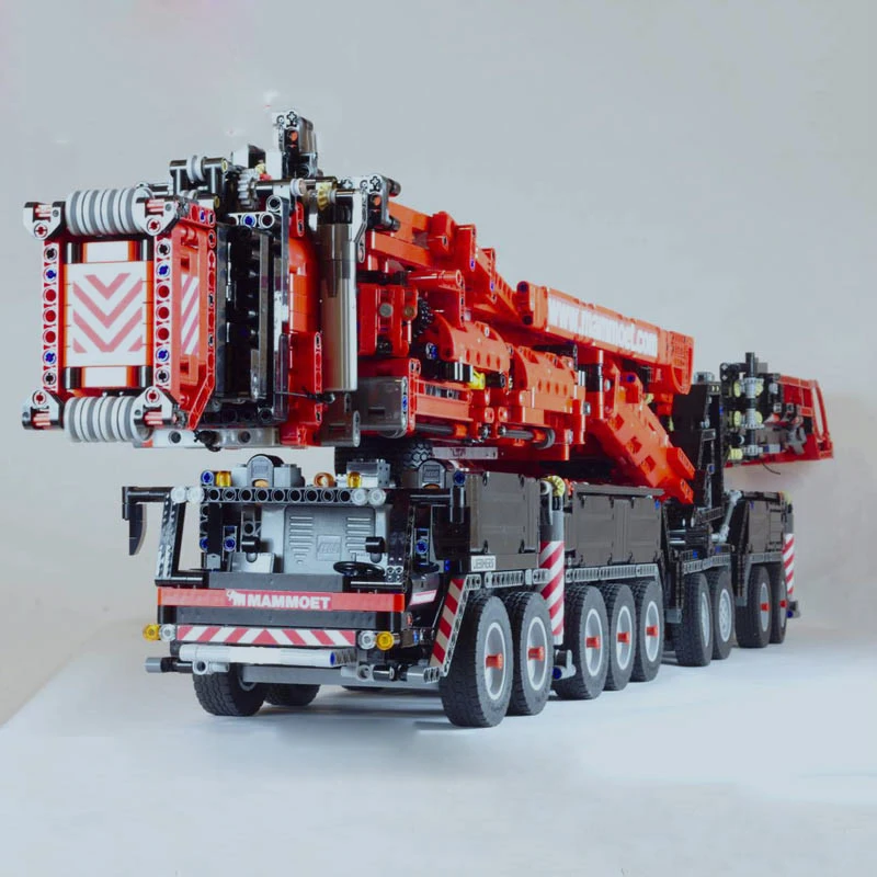Мощный Мобильный кран LTM11200 lepines RC Technic Motors наборы блоков кирпичи подходят для MOC