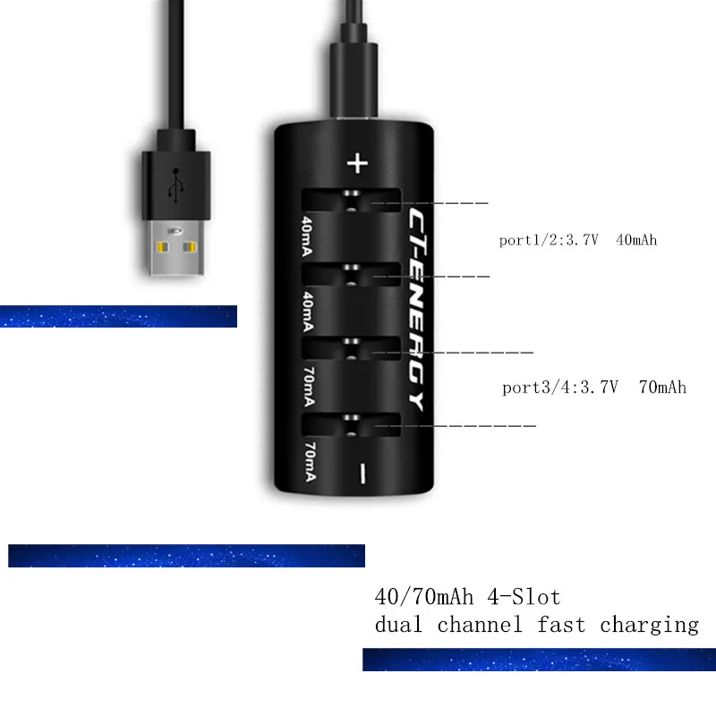 magnetic charger for smart watch Portable USB high-capacity button battery smart fast charge, compatible with LIR2032.LIR2025.LIR2016.ML2032.LIR2032H multi-type smart band watch charger