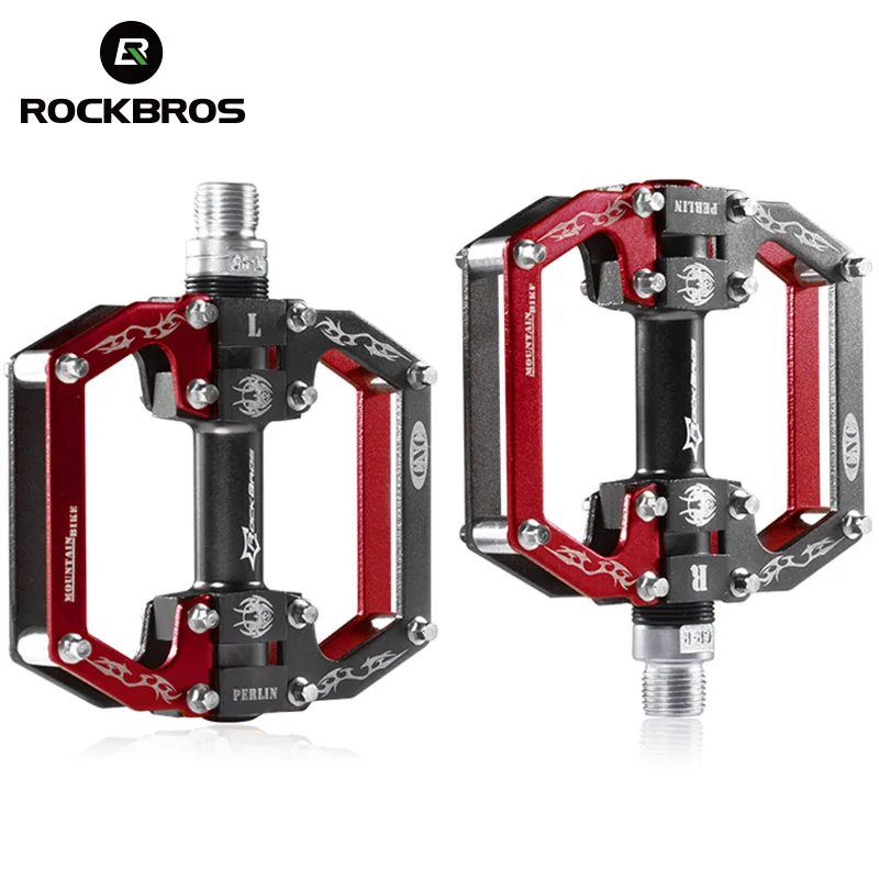 Najtaniej ROCKBROS Ultralight profesjonalne wzrost jakości MTB Mountain BMX rowerowe pedały rowerowe kolarstwo uszczelnione łożysko pedały pedał 5 kolory