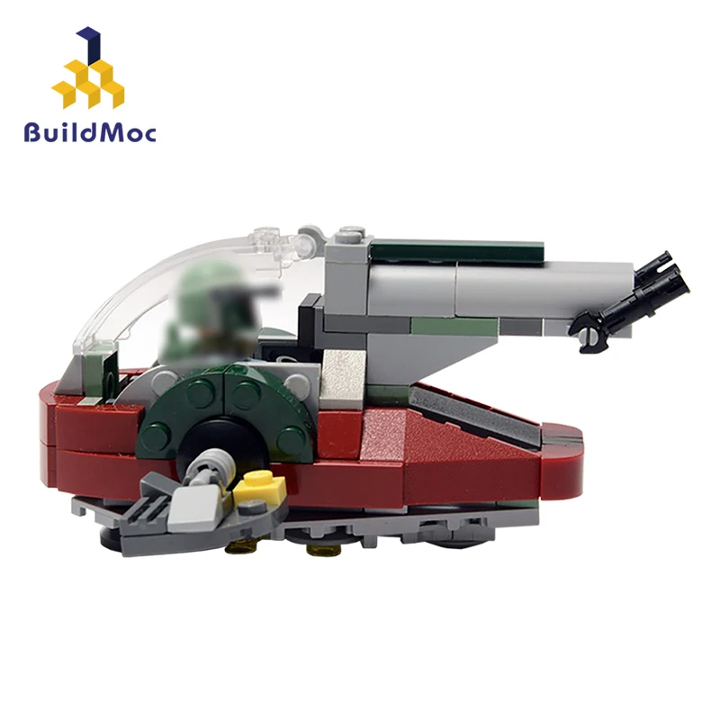 BuildMOC 20373, космические войны, Вселенная, новая модель Slave I, строительные блоки, отличные подарочные наборы, Набор для игры, подарки, совместимые с 75060