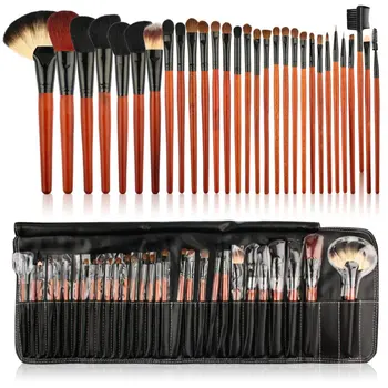

30PCS Makeup Brush Kit Soft Synthetic Hair Wood Handle Make Up Brushes Foundation Powder Blush Eyeshadow Cosmetic Makeup Tool