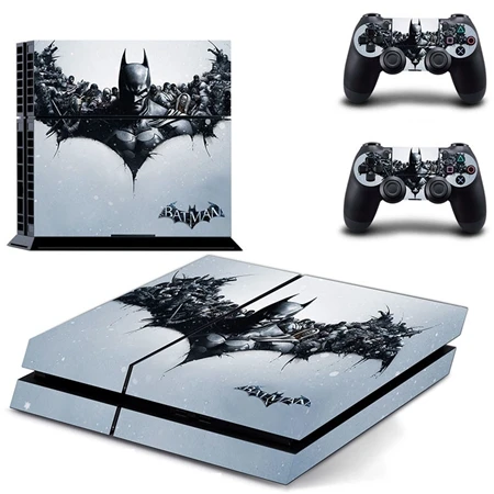 BATMAN For PS4 Vinyl Skin Sticker Cover For PS4 Playstation 4 Console+ 2 Controller Decal Game Accessories - Цвет: GCTM5145