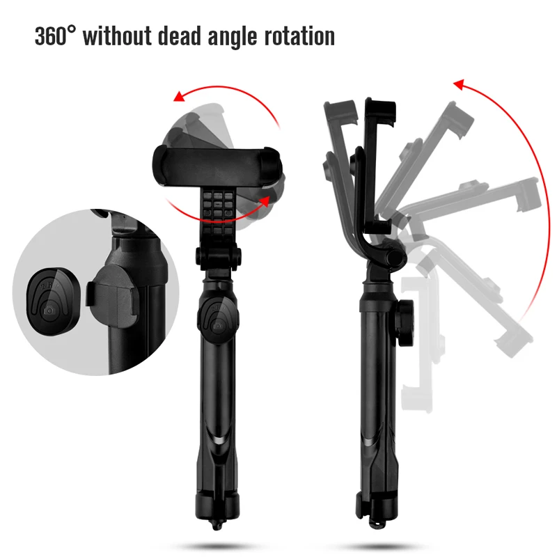 Bluetooth Selfie Stick Tripod Portable Wireless Control Monopod Handheld Selfie Stick For iPhone 11 7 Samsung Xiaomi Selfiestick