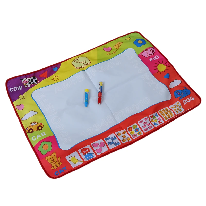 Children Toy Drawing Mat Magic Pin Educational Toy 1 mat+ 2 water pen