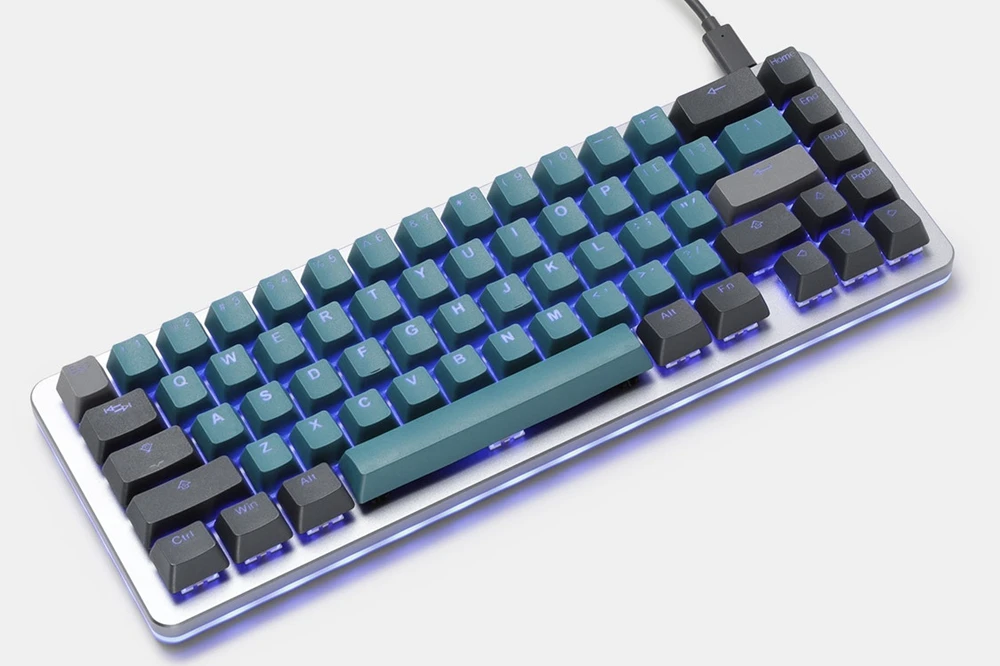 Keycaps para Faça Através da Floresta Taihao Duplo Tiro Você Mesmo Gaming Teclado Mecânico Tampões Retroiluminados Oem Perfil Luz Profunda Azul Verde Pbt - Imagem 5
