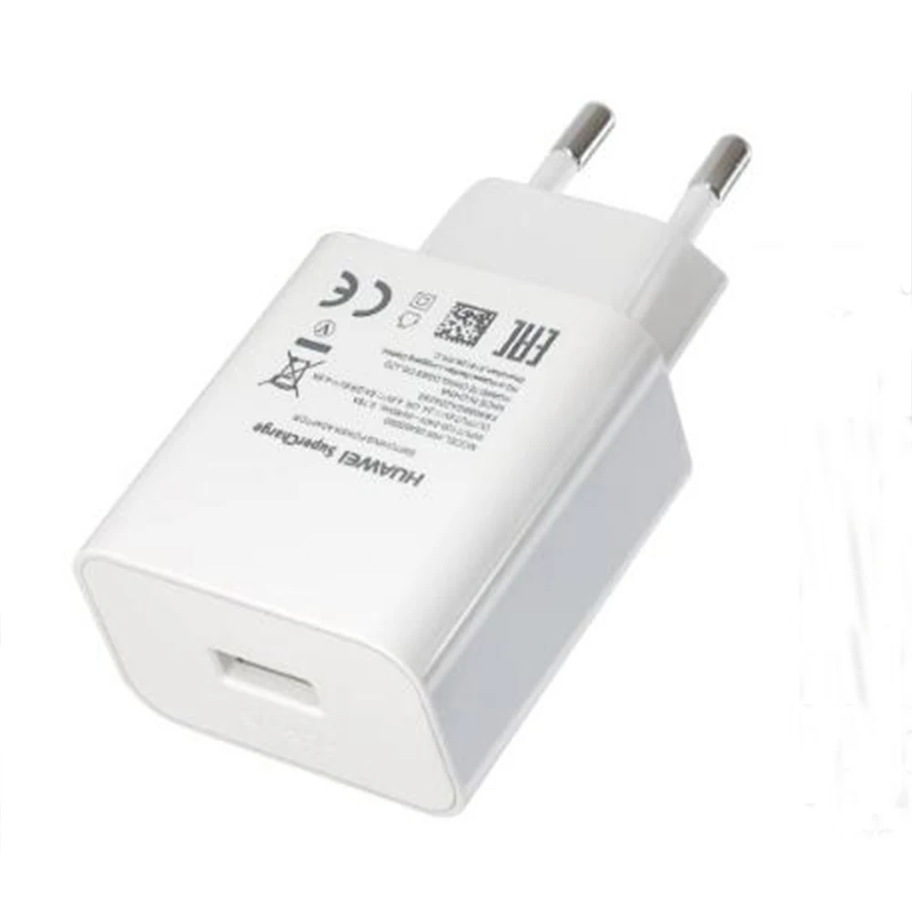 EU adapter Honor 10 View 10 USB зарядное устройство для путешествий SuperCharge быстрая оригинальная 5V4. 5A 5A usb type C кабель P20 Pro Lite P10 P9 Plus Nova 3e - Тип штекера: EU adapter
