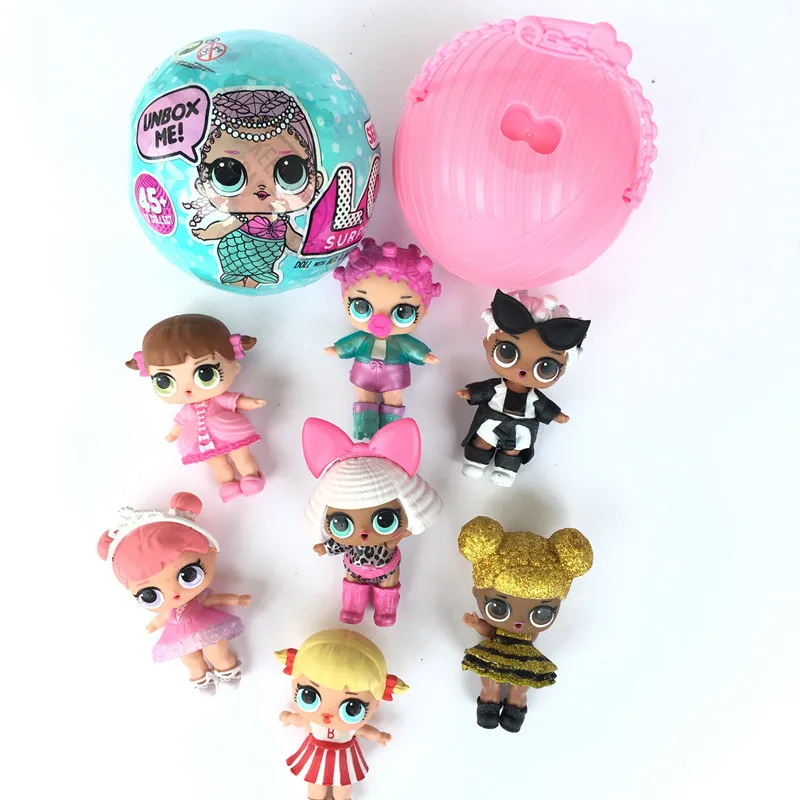

Pupee lols surprise dolls with original ball a function of crying and FEAR or discoloration of clothes (a random function) 2S09