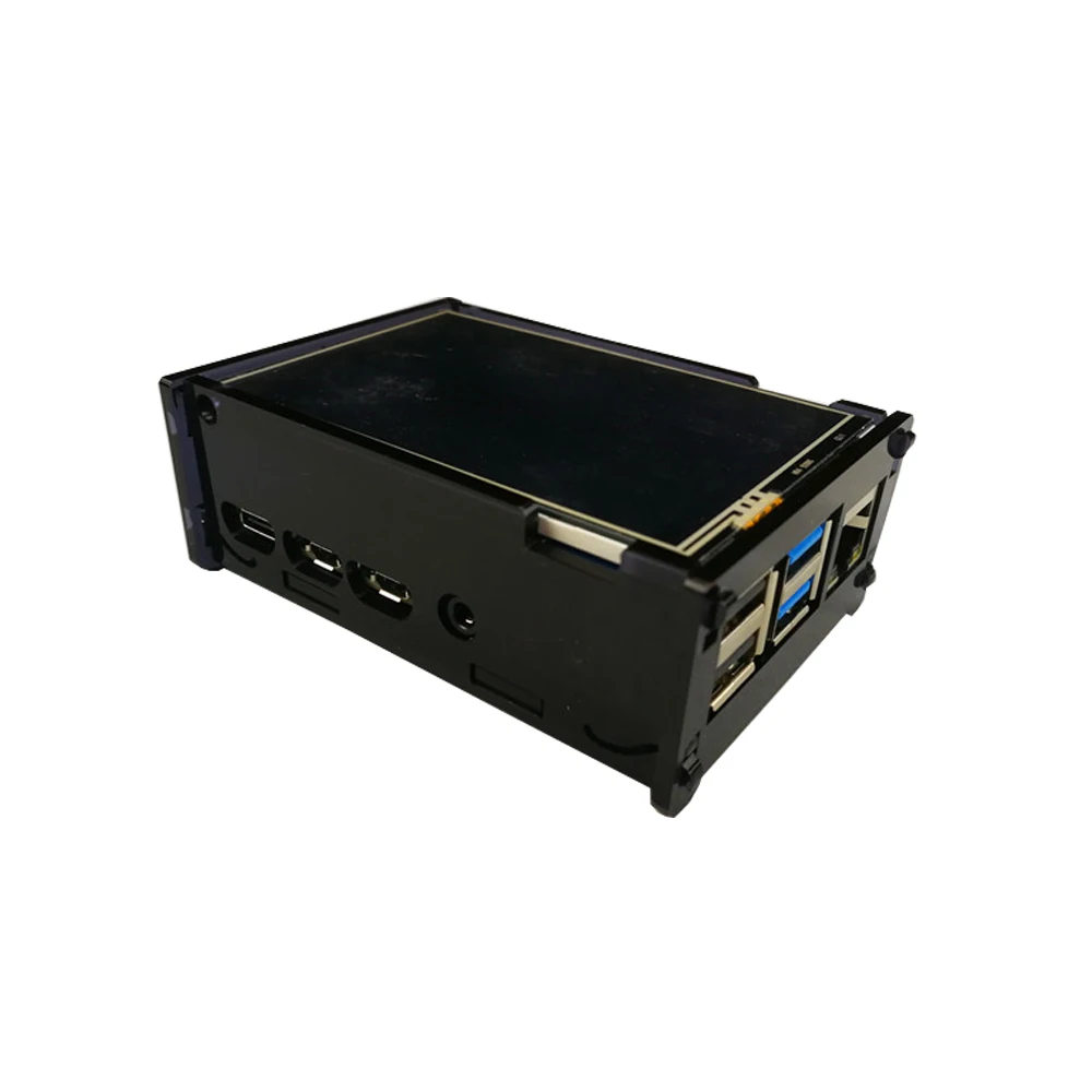 Чехол для Raspberry Pi 4 акрил9 Layers Box 3 5 &quot экран может быть установлен защитный кожух