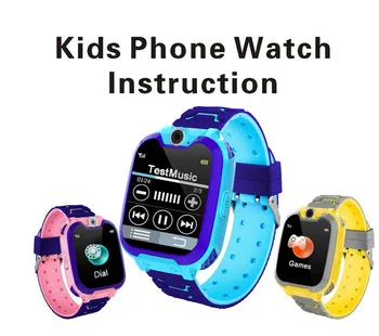

New Coming Lovely Kids 1.44 Inch Intelligent Two-way GSM Audio Alarm LBS Tracker Smart Watch smartwatch
