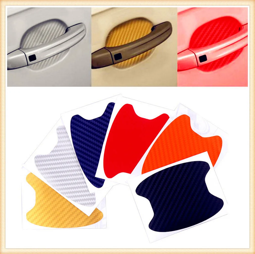 Car Protection Film Door Handle Sticker for Ford Taurus Mondeo Galaxy Falcon Everest S-MAX Escort Fusion Focus F-150 C-MAX | Автомобили и