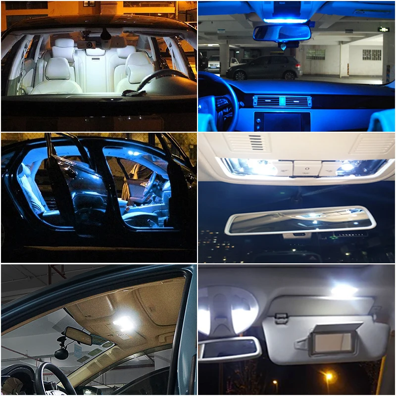 2 шт. Автомобильные светодиодные лампы C5W 28 мм 29 Festoon C10W 6641 6614F 12 В 24 В|Сигнальная
