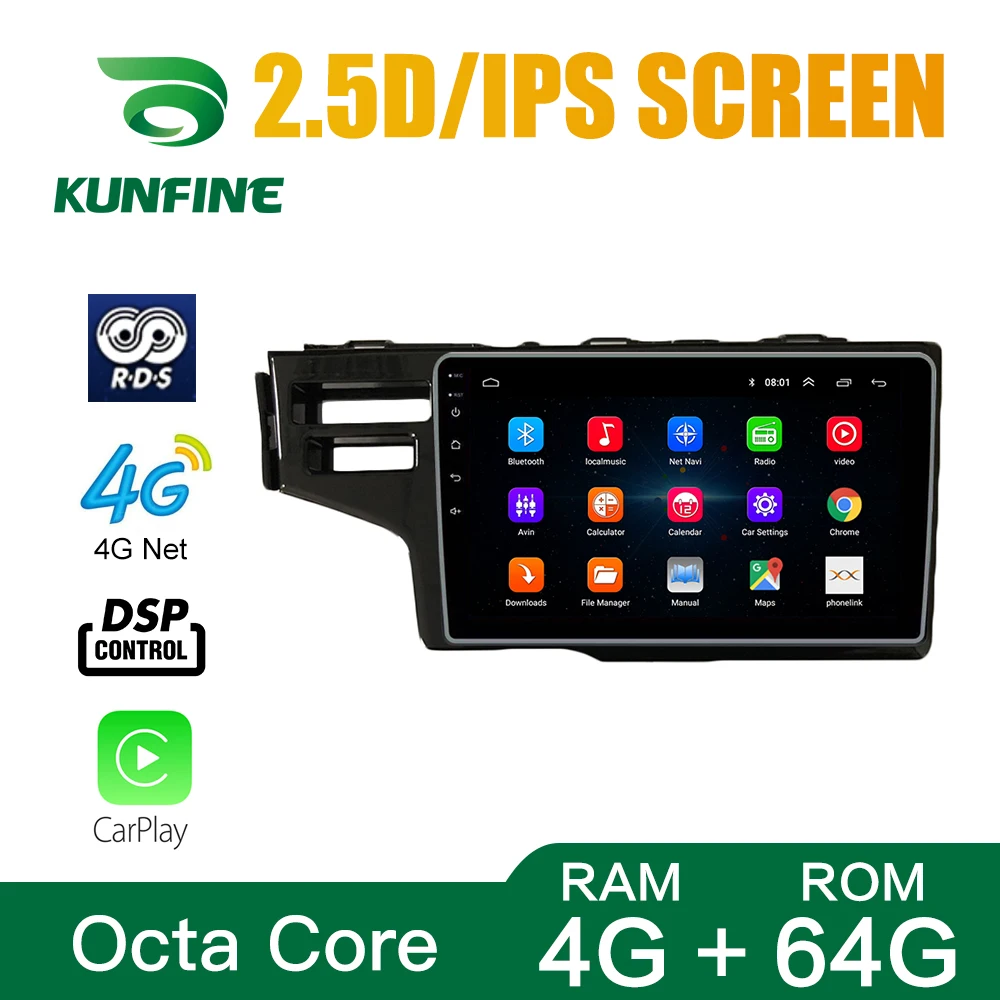 Восьмиядерный Android 10 0 автомобильный DVD GPS навигационный плеер Deckless стерео для Honda