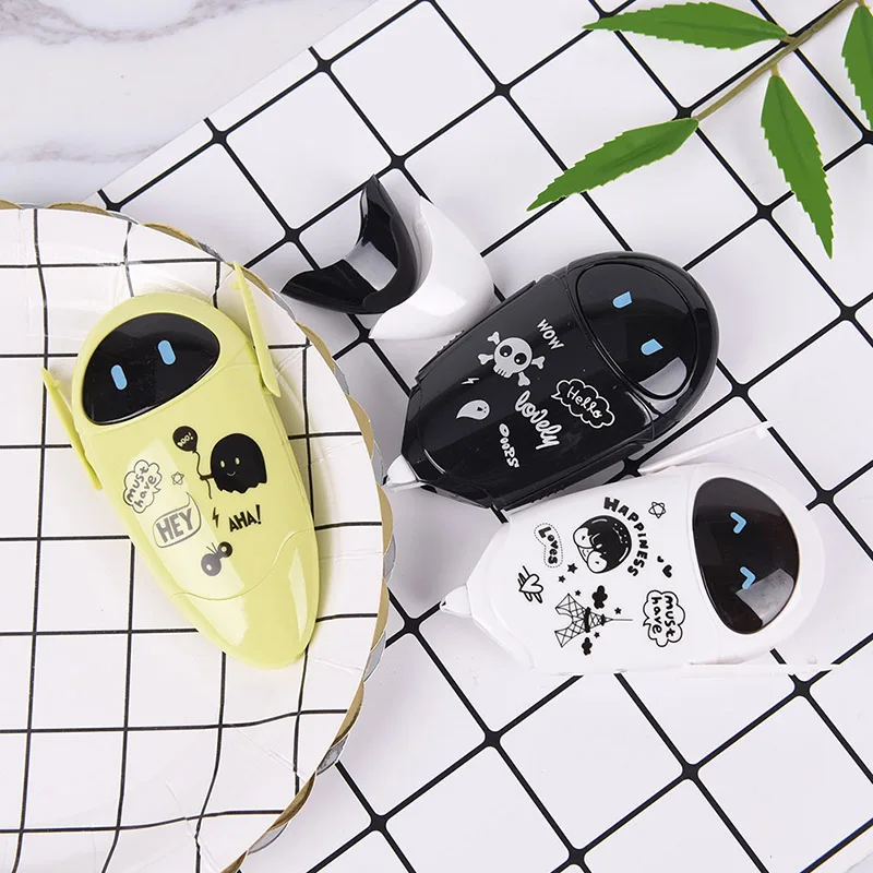 

Mini Robot Roller White*Out School Office Study Stationery Correction Tape Tool