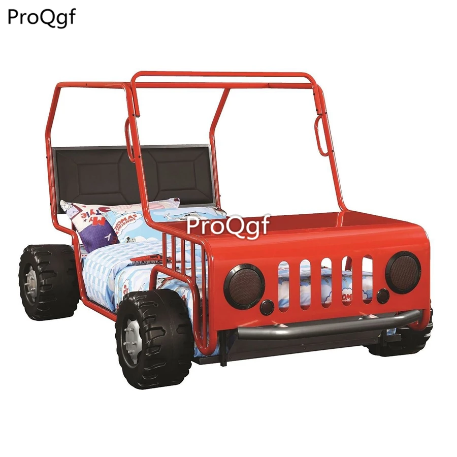 ProQgf 1Pcs A Set Children car shape Red or grey cool Bed only bed price - Цвет: 1