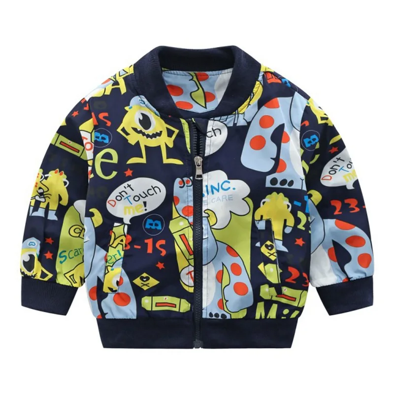 COOTELILI/80-130 см; модная ветровка с рисунком; детская одежда; Весенняя детская куртка для мальчиков; Осенняя крутая верхняя одежда для девочек; пальто