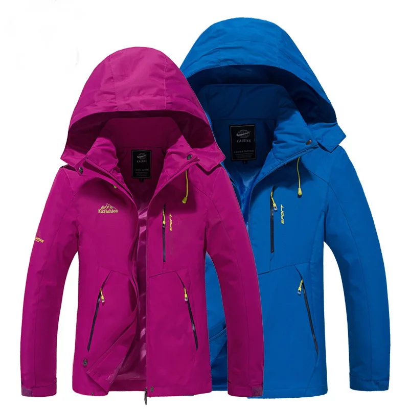 Hooded Windbreaker Hiking-Coat Sports-Jacket Lovers-Clothes Waterproof Outdoor Men/women