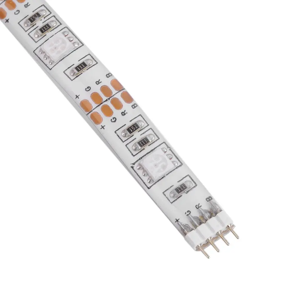 Светодиодный светильник IP65 2 м/1,5 м/1 м/0,5 м 5050 SMD RGB/теплый/холодный светодиодный гибкий ленточный светильник с батарейным блоком