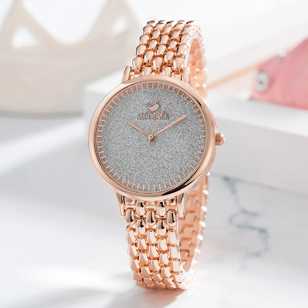 Montre Femme часы женские роскошные леди темперамент часы браслет 3 шт. набор цепь наручные часы День Рождения Часы Relogio Feminino