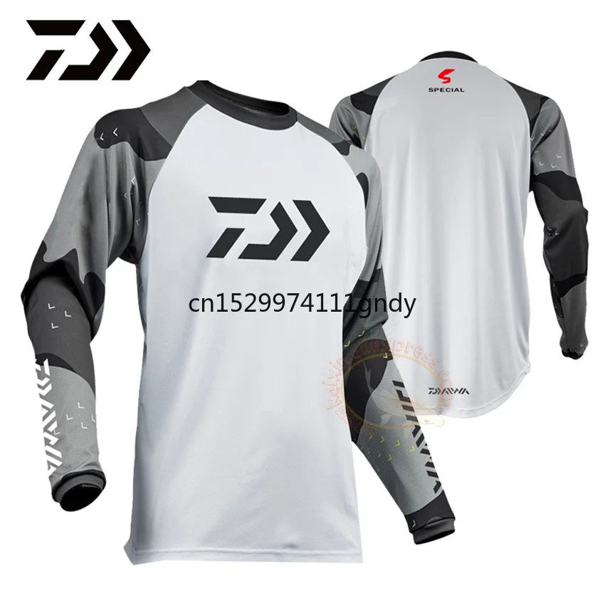 

2020 Fishing jersey Shirt Cycling Fishing Clothing Breathable Sunscreen Shirt Quick Drying UPF 50+ Long Sleeve Fishing Shirts