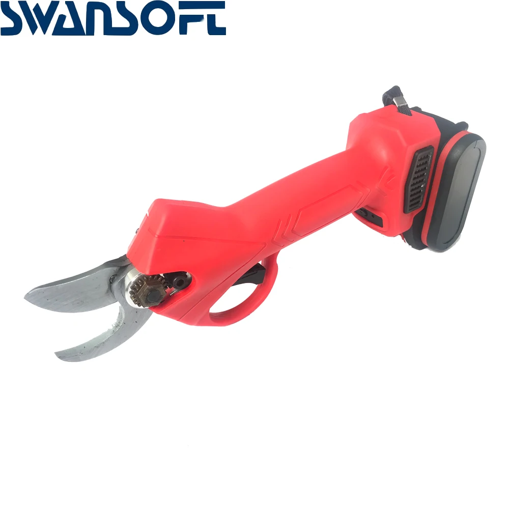 

New 30mm 21V 2Ah 600W 1.3kg Electric Pruning Shears Electric Pruner with Two Lithium Battery